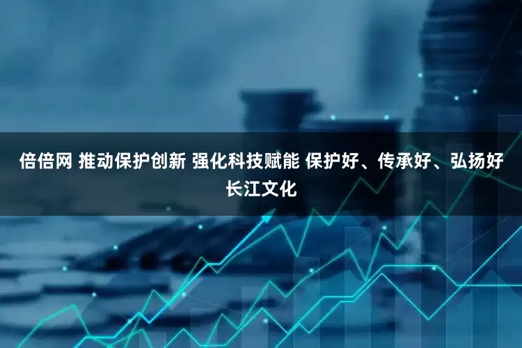 倍倍网 推动保护创新 强化科技赋能 保护好、传承好、弘扬好长江文化